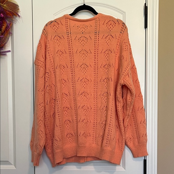 Peach Knit Women's Sweater - Picture 3 of 3